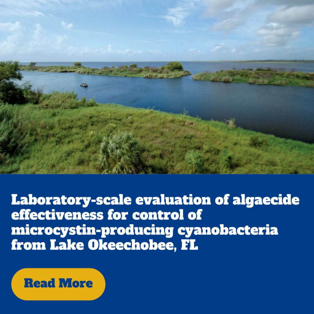 Laboratory-scale evaluation of algaecide effectiveness for control of microcystin-producing cyanobacteria from Lake Okeechobee, FL